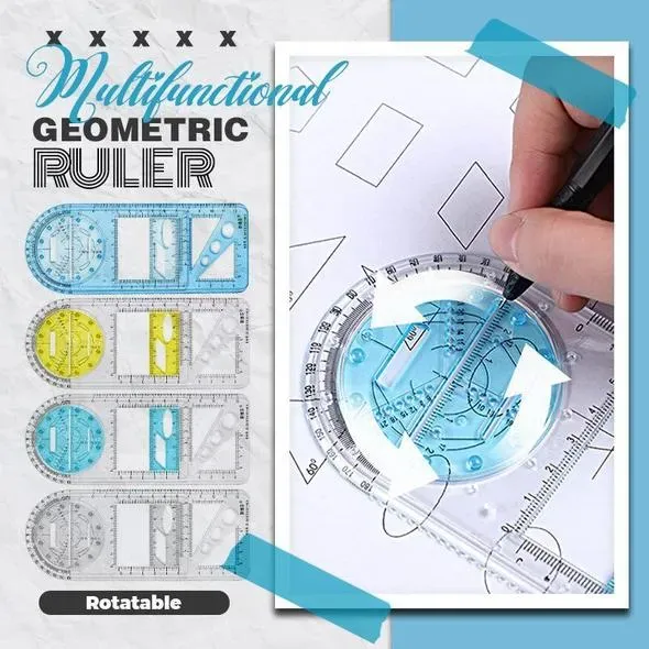 🔥Updated Design 14-in-1 Geometric Rulers