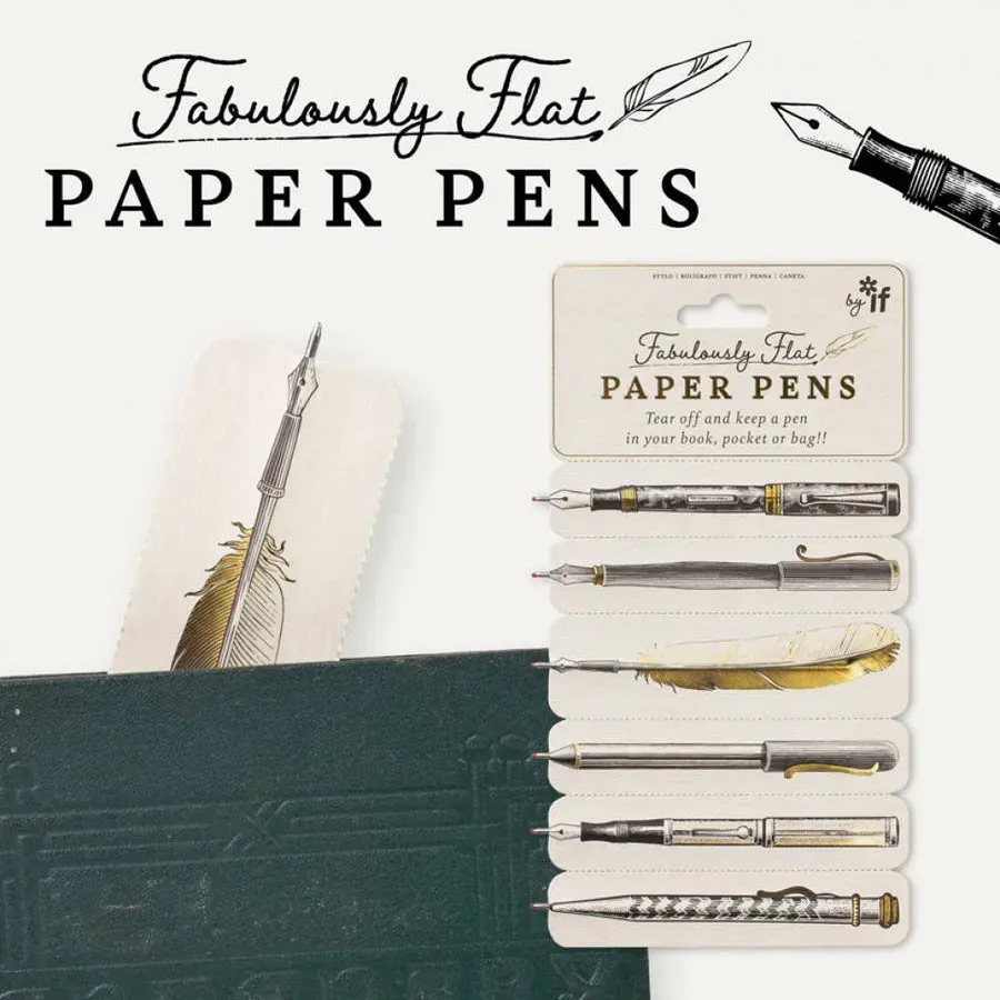 🔥2025 New Fabulously Flat Paper Pens