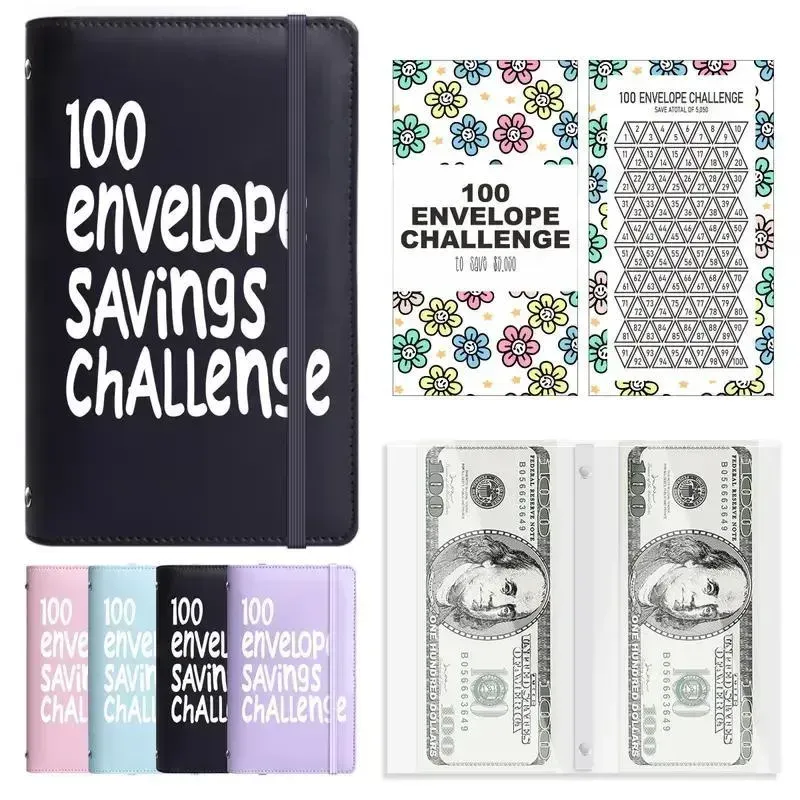 💰 100 Envelope Budget Binder for Saving Challenges and Money Tracking ✨🎁